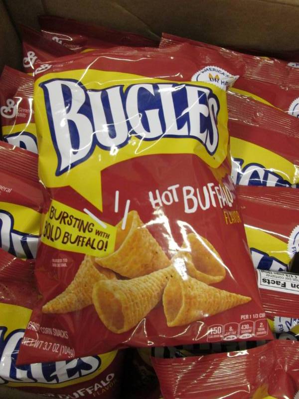 lot 25 image: Case of 10 - 3.7 oz Hot Buffalo Bug...