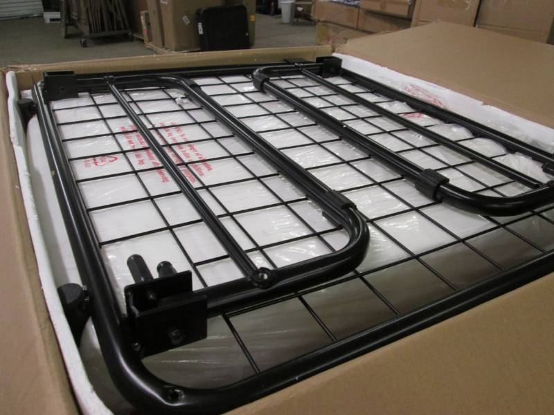 lot 53 image: Sleeper Ottoman open box, no cover ...