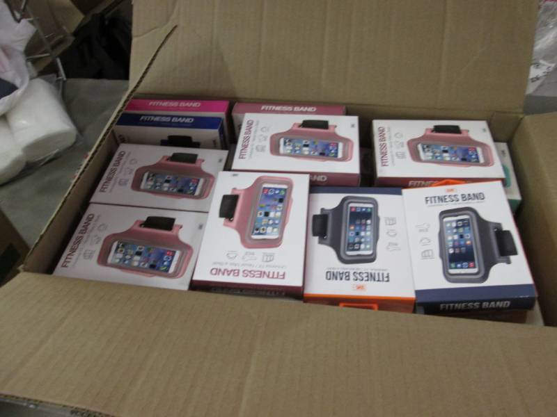 lot 95 image: Box of Fitness Bands...