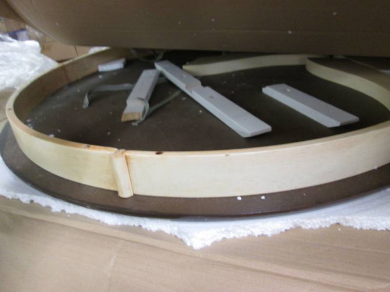 lot 101 image: Round Table Top only- see images...