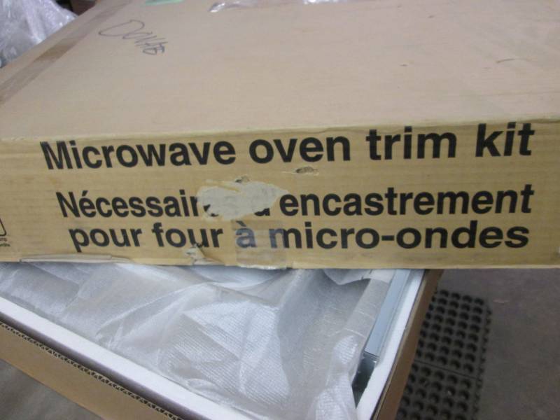 lot 106 image: Microwave Oven Built In Trim Kit...