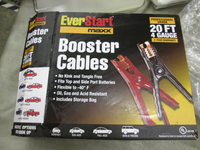 lot 108 image: Everstart Booster Cables...