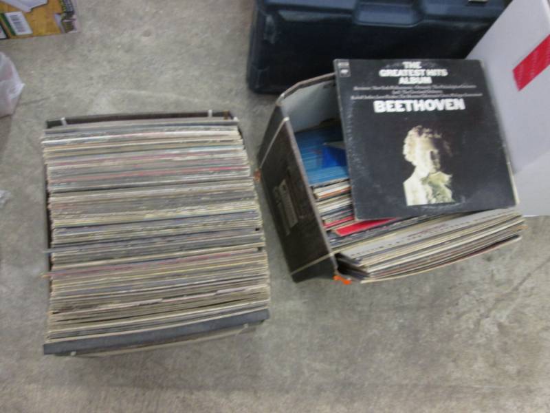lot 122 image: 2 Boxes Vinyl Albums- some classica...