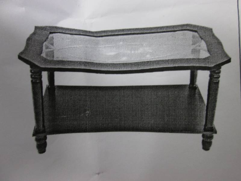 lot 139 image: Coffee Table open box Assembly requ...