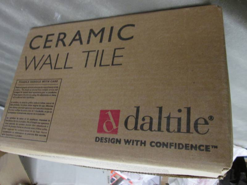 lot 169 image: 2 Cases Daltile Ceramic Wall Tile 3...