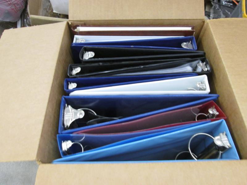 lot 204 image: Assorted Binders...