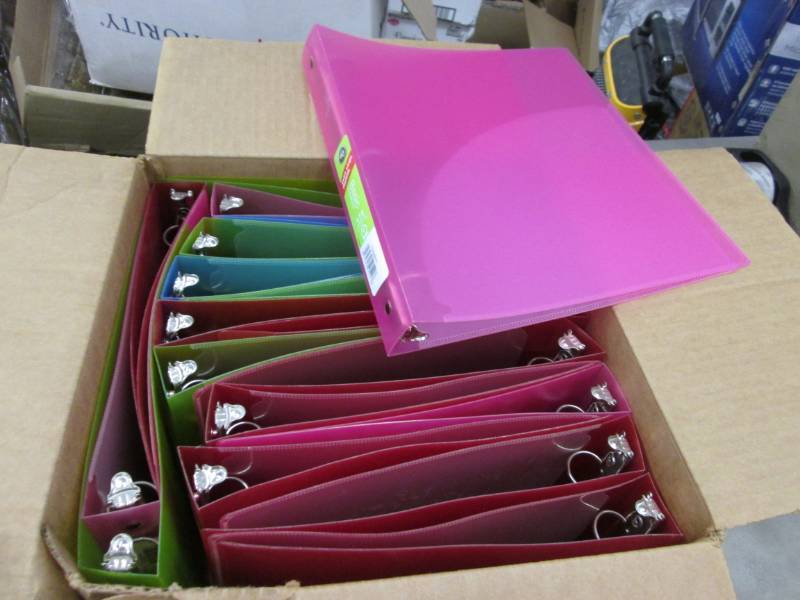 lot 205 image: Box of Basic Binders...