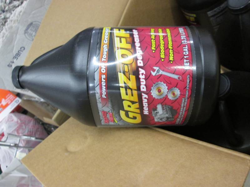 lot 216 image: Case of 6 Gallons Grez-Off HD Degre...
