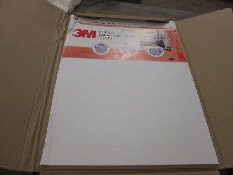 lot 285 image: 2 Pack of 3M Flip Charts 40 sheet p...