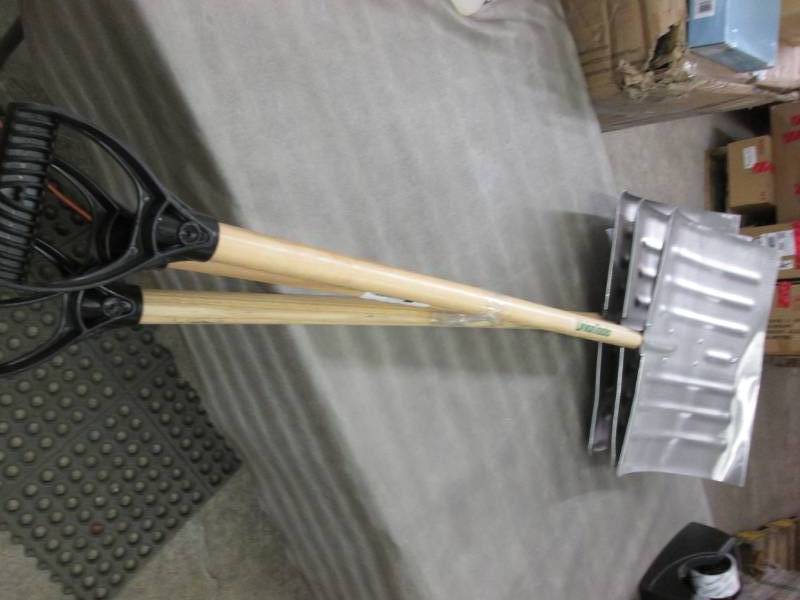 lot 288 image: Lot of 3 slightly bent Snow Shovels...