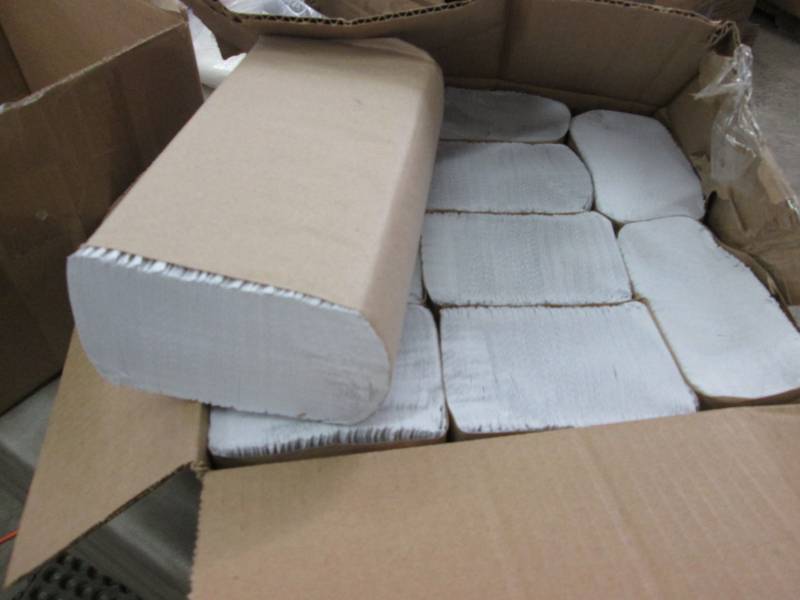 lot 293 image: Box of Multifold Paper Towels...