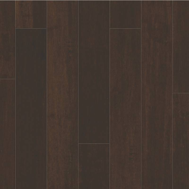 lot 183 image: natural floors 5-in Dark Java Bamboo Engineered Hardwood Flooring (14.85-sq ft) 609HFLWJ - 2 Cases