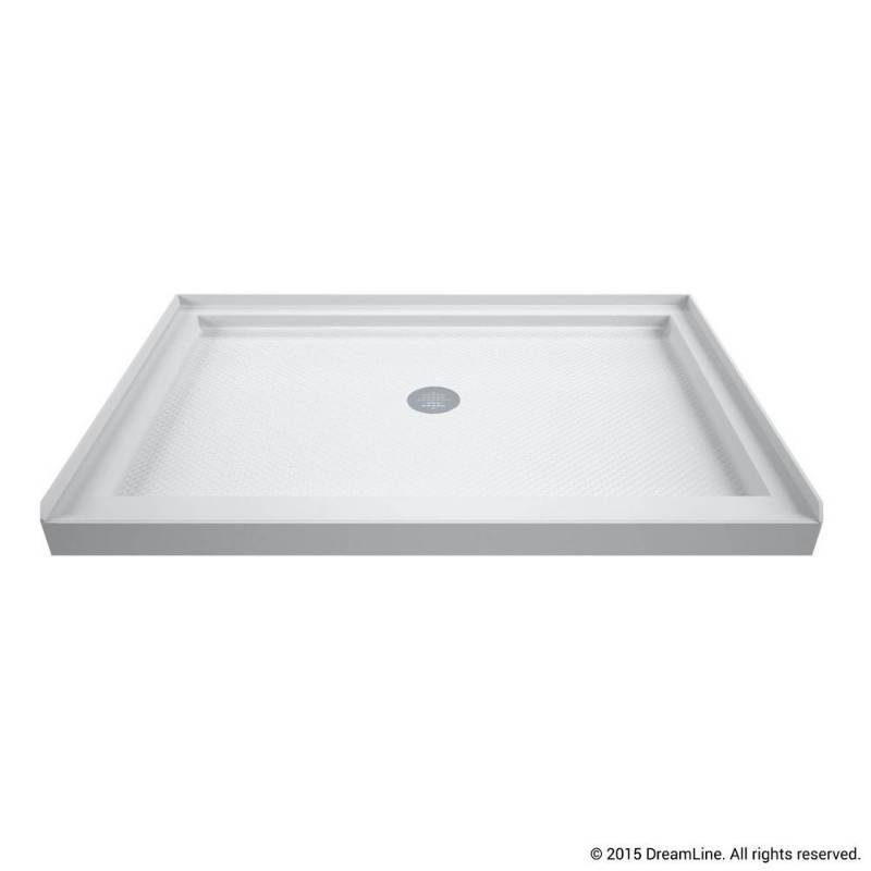 lot 74 image: Dreamline SlimLine 36 in. x 48 in. Single Threshold Shower Base in White, DLT-1136480.
