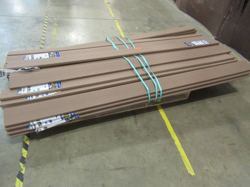 lot 34 image: Trex Style Selections 8-ft Natural Brown Composite Deck Board NB010608LS01 - Approximately 45 Planks