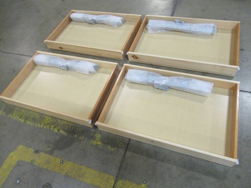 lot 62 image: 4 Drawers with heavy duty glides. Measure 31 34 X 21 X 3 12