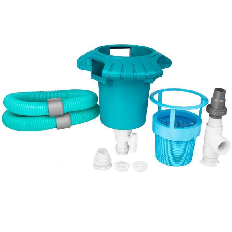 lot 138 image: Xtremepowerus 13 in. Floating Pool Skimmer with Hose Section, 90099.