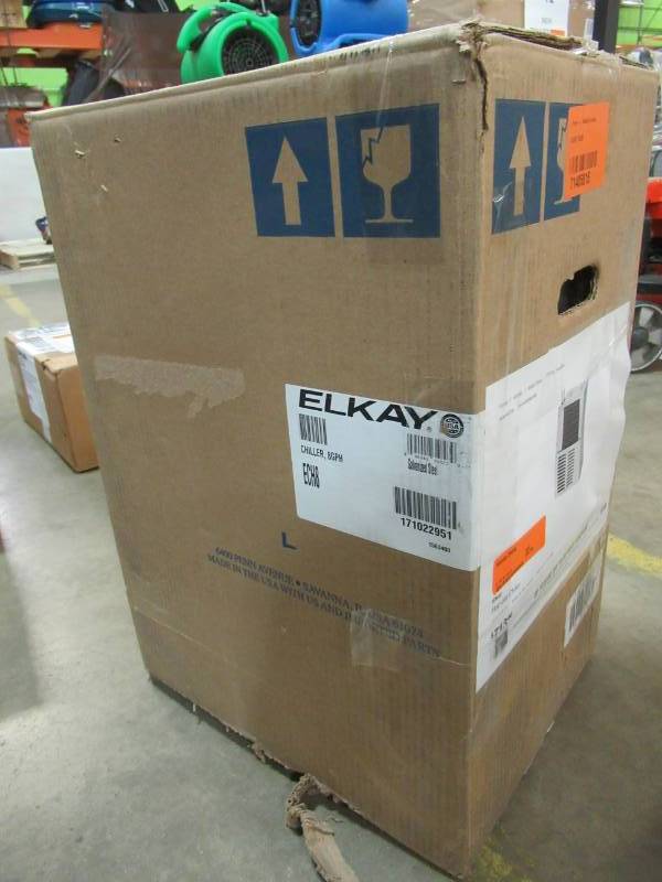 lot 135 image: Elkay Remote Electric Refrigerated Water Chiller Unit, ECH8