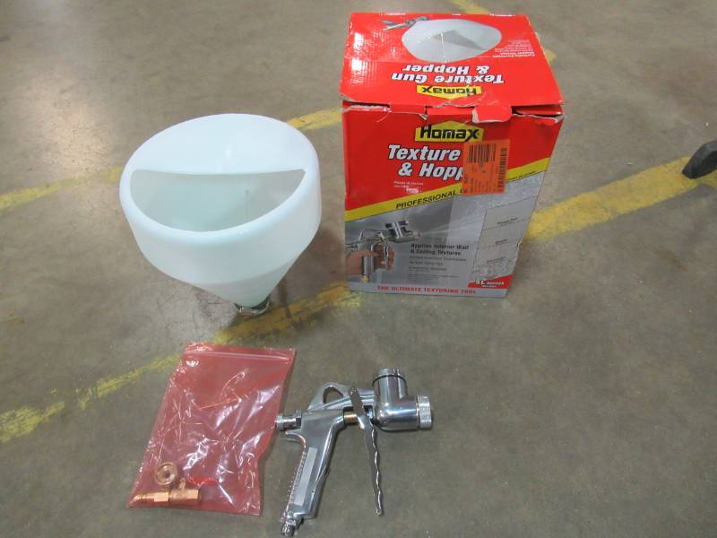 Homax Pro Gun and Hopper for Spray Texture Repair