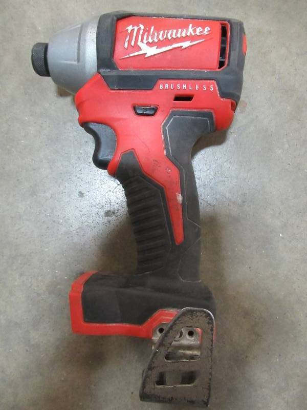 lot 150 image: M18 18-Volt 14 in. Cordless Hex Brushless Impact Driver Kit (Tool-Only) - Battery & Charger Not Included.