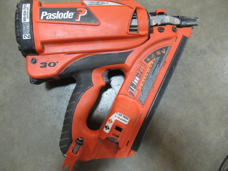 lot 153 image: Paslode Cordless CF325XP Lithium-Ion 30° Framing Nailer, - Battery & Charger NOT Included - Slightly Used