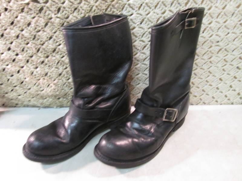 Pair of Steel Toe Engineer Boots Si...