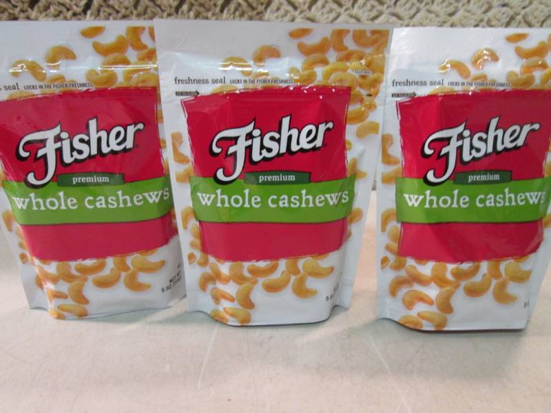 3 Bags of Fisher Premium Whole Cash...