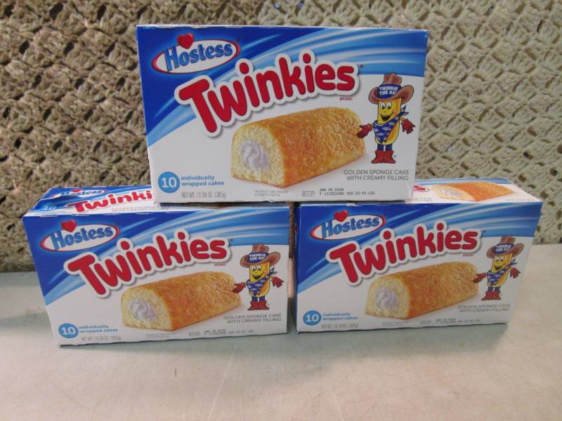 3 Boxes of Hostess Twinkies Best by...