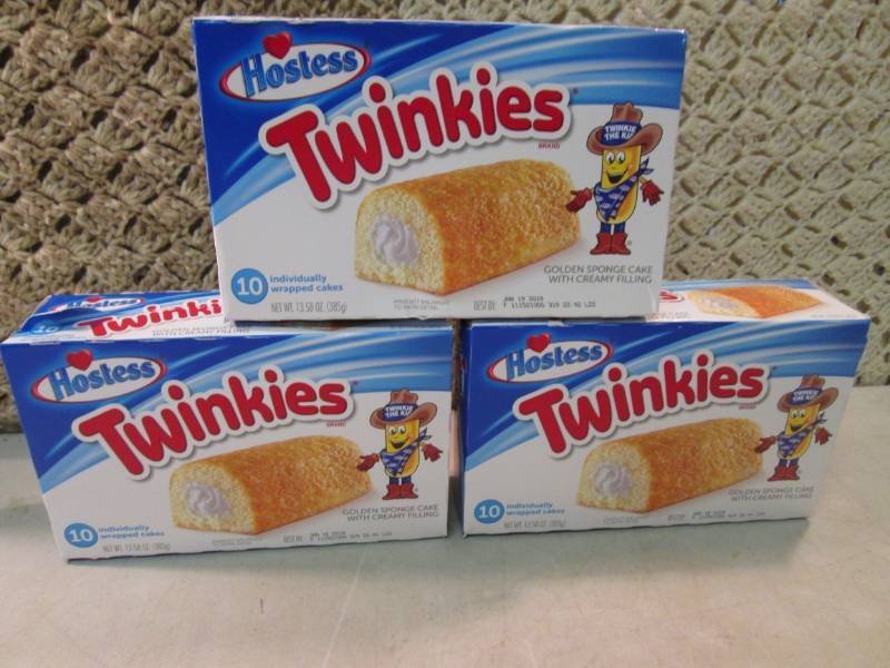 3 Boxes of Hostess Twinkies Best by...