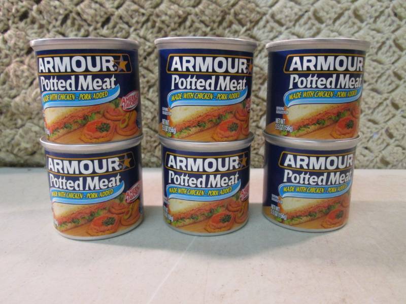 6 Cans of Armour Potted Meat  Best ...