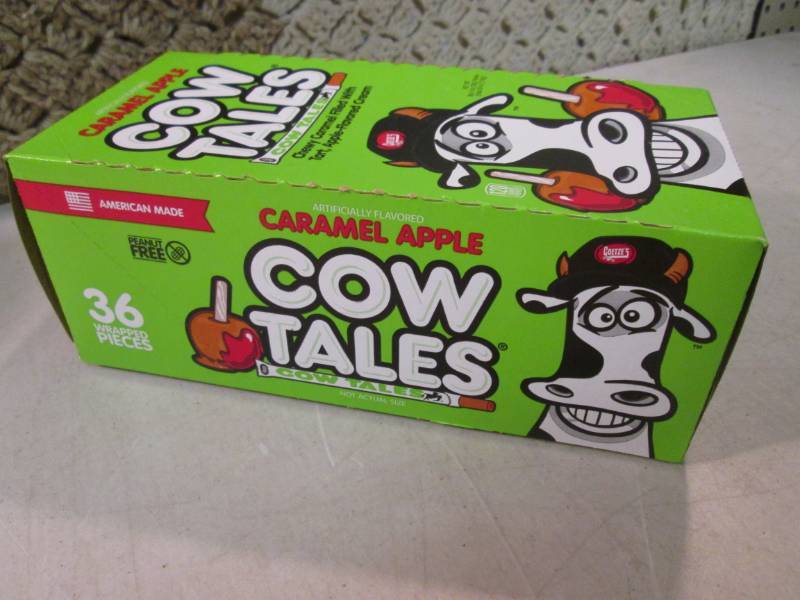 Box of 36 Caramel Apple Cow Tales B...