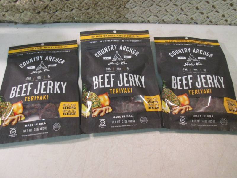 3 Bags of Teriyaki Beef Jerky Best ...