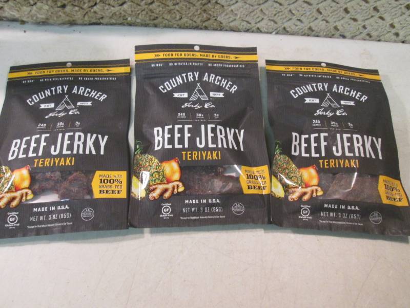 3 Bags of Teriyaki Beef Jerky Best ...