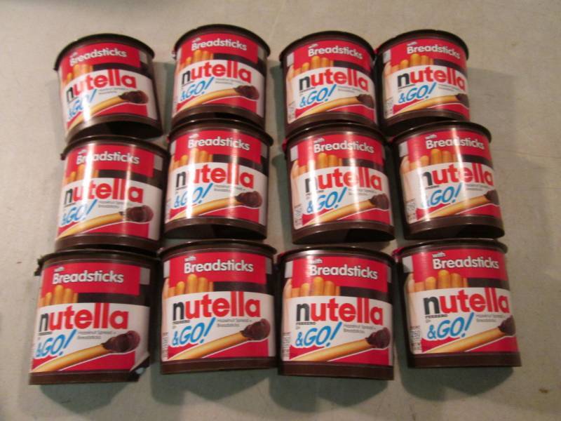 12 Nutella & Go with Bread Sticks ...