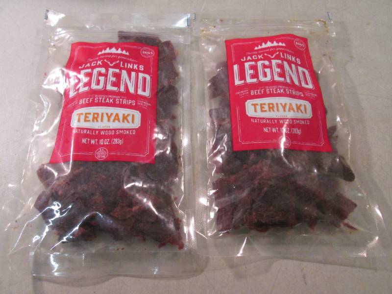 2 Bags of Jack Links Teriyaki Beef ...