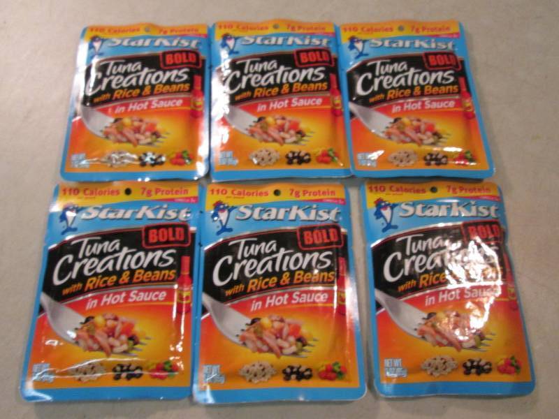6 Pouches of Starkist Bold Tuna Cre...