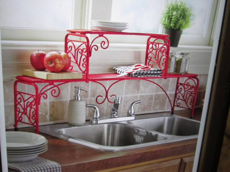 2 Tier Scroll Sink Shelf Delicious ...