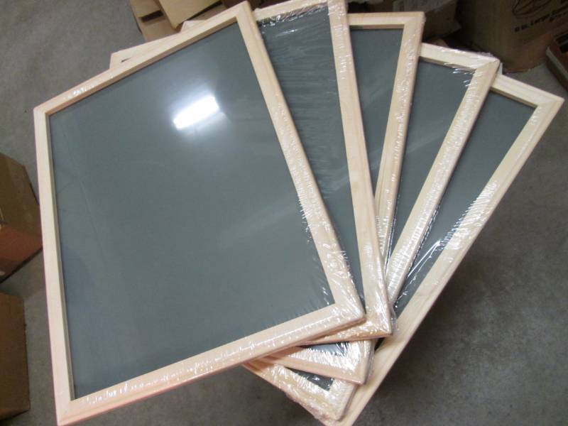 Lot of 5 Wood Framed Chalk Boards 1...