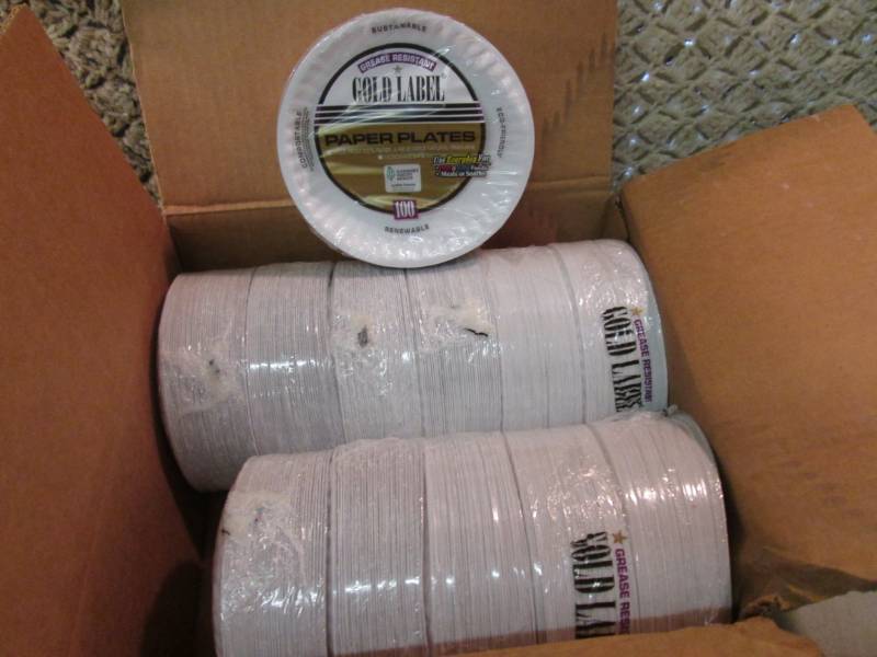 Case of 1,200 6 Coated Paper Plate...