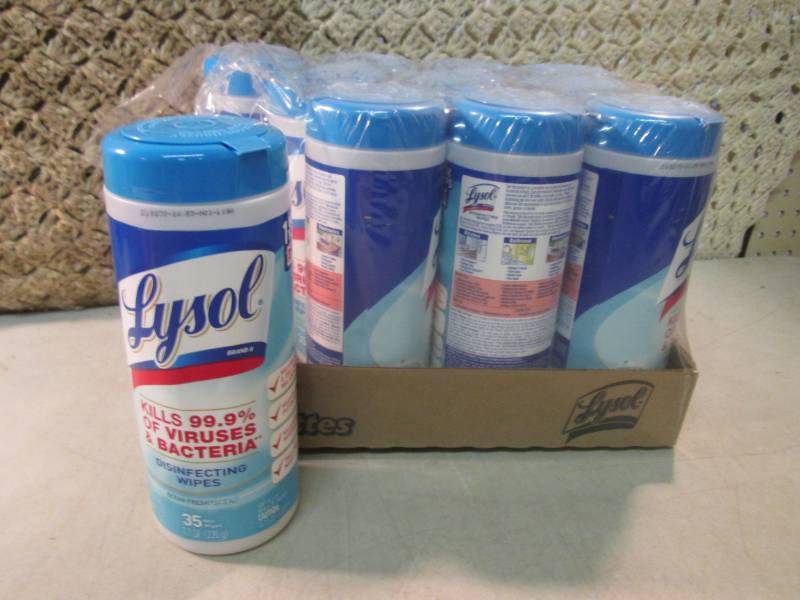 11 Containers of Lysol Disinfecting...