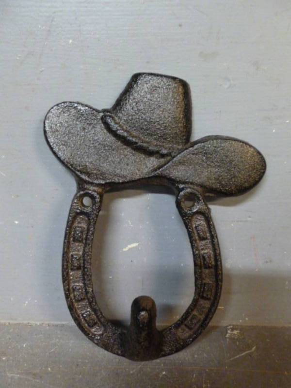 Cast Iron Hat Hook