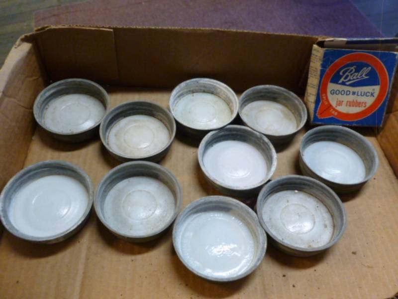 Vintage Zinc Lids