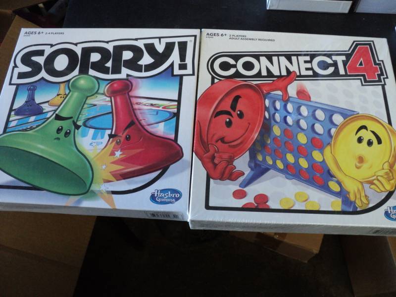 lot 25 image: Sorry and Connect 4...