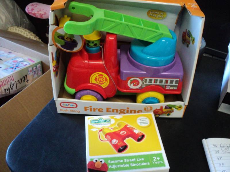 lot 47 image: Sesame St. Binoculars and Fire Engi...