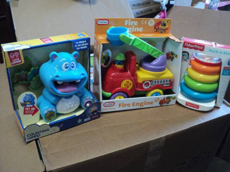lot 49 image: Counting Hippo, Fire Engine and Roc...