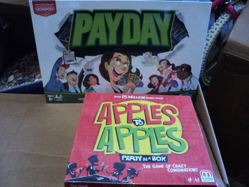 lot 61 image: Apples to Apples and PayDay Games...