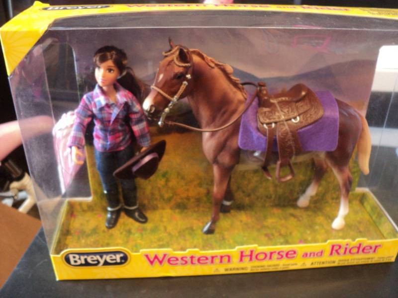 lot 64 image: Breyer Western Horse and Rider...