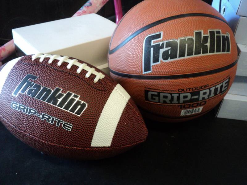 lot 80 image: Franklin Basketball and Football...