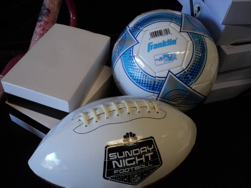 lot 82 image: Franklin Soccer Ball and Sunday Nig...