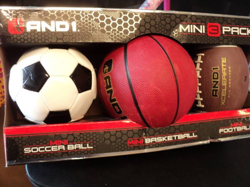 lot 83 image: Mini 3 Pack of Balls...