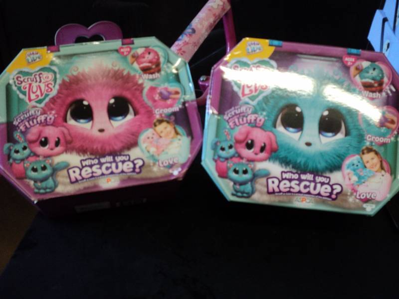 lot 96 image: LittleLive Scruff a Luvs- set of 2...